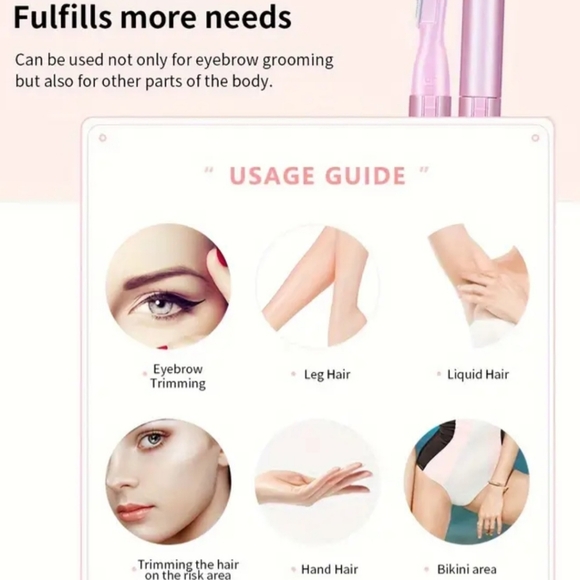 COPY - Electric Brow Trimmer/Sculpting Tool for Precision Hair Removal - Picture 4 of 7